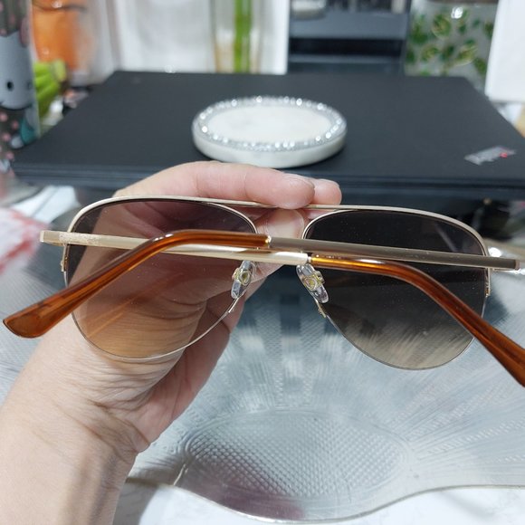 JCP Aviator Style Sunglasses Gold Elements SR0922 GLD JCP - Picture 12 of 13